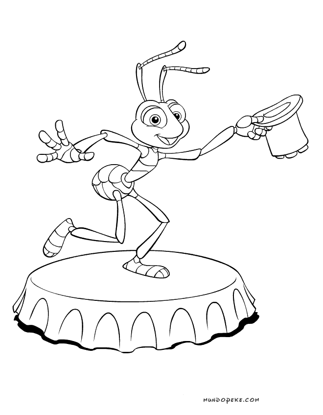 a bugs life coloring pages for kids - photo #22