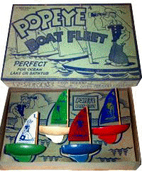 30s Transogram Popeye Boat Fleet