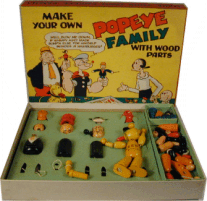 1936 Make Your Own Popeye Family