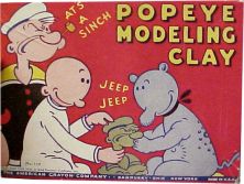 Popeye Modeling Clay Box