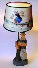 1935 Popeye Metal Lamp